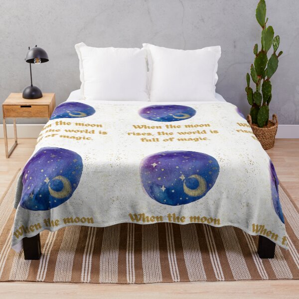 Item preview, When the moon rises, the world is full of magic designed and sold by Praline Creative.
