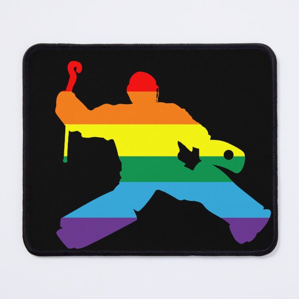 Item preview, Field Hockey Goalie: Gay Pride designed and sold by Zia Frazier.