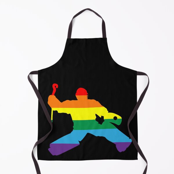 Item preview, Portero de hockey sobre césped: orgullo gay designed and sold by Zia Frazier.