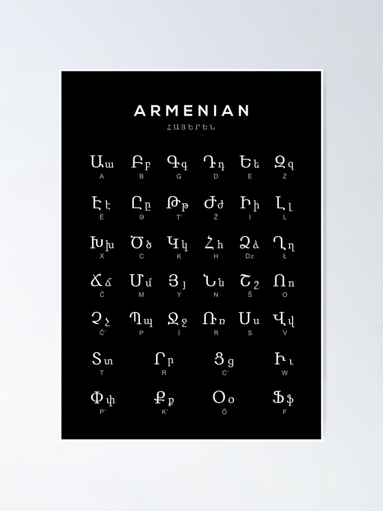 The Armenian Version of the Gospels  Armenian alphabet, Armenian language,  Armenian