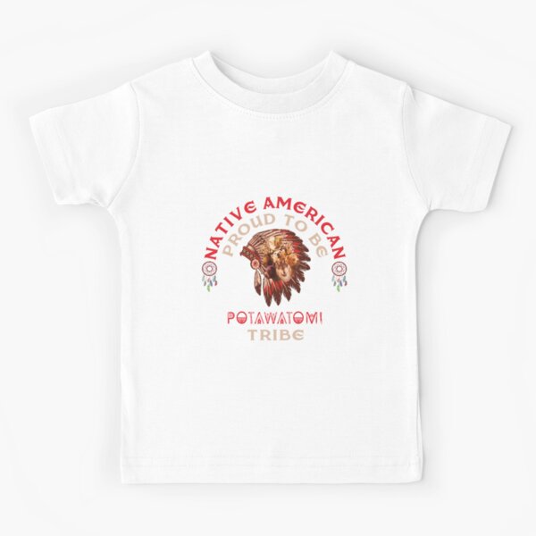 Vista previa del artículo con la obra «Nativo americano orgulloso de ser tribu Potawatomi», diseñado y vendido por ZoldicShop.