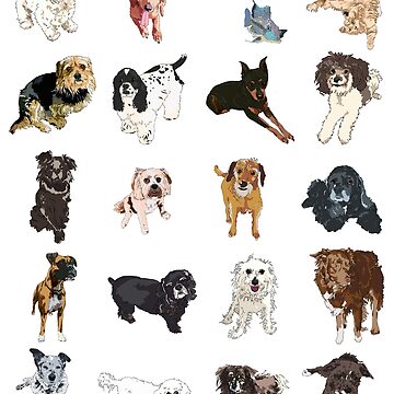 Artwork thumbnail, Aspire Pet Project White Pattern by HaleySez