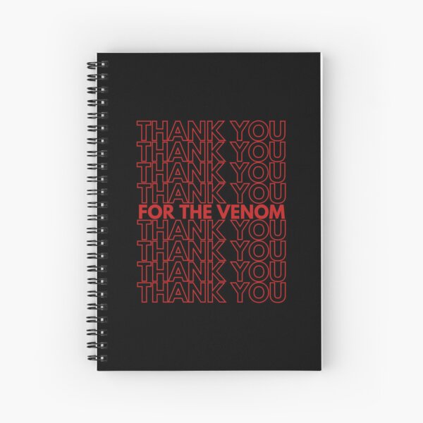 Gracias por el veneno) Cuaderno de espiral