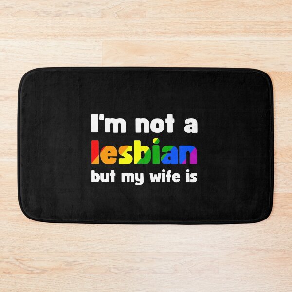Item preview, FUNNY I'M NOT A LESBIAN BUT MY WIFE IS LGBT GAY PRIDE DESIGN designed and sold by appareltolove.