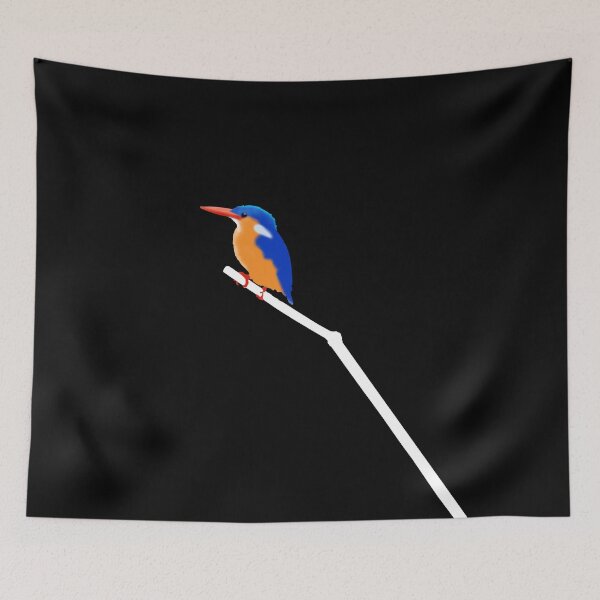 Item preview, Lone Kingfisher is independent, strong, free, and happy. designed and sold by studiohfy.