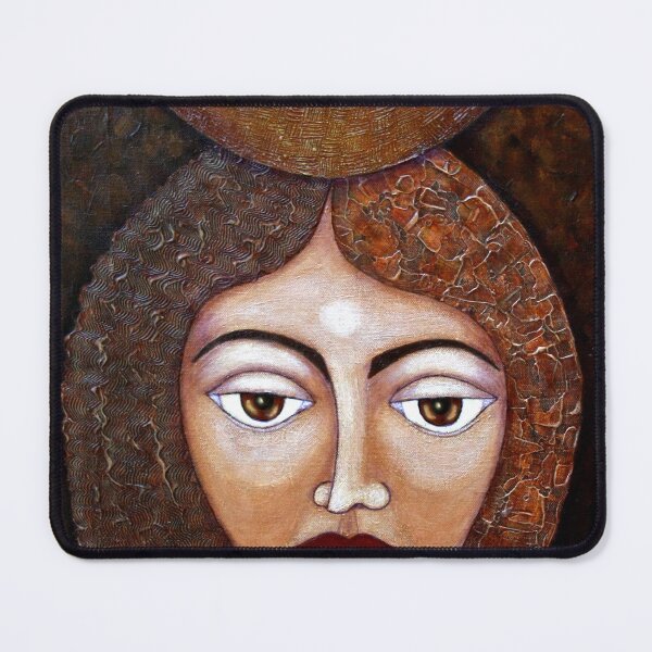 Item preview, Big-eyed woman with fruits designed and sold by Madalena Lobao-Tello.