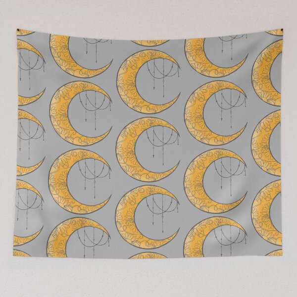 Item preview, Orange & Gray Crescent designed and sold by lezell.