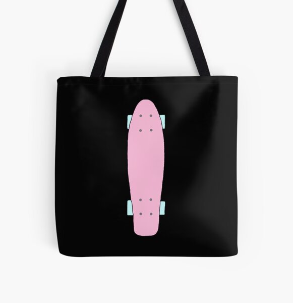 New~XL Teal & Pink Sugar Skull Reusable Shopping Bag -TJ Maxx