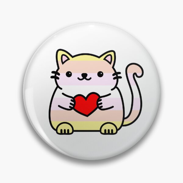 Artikelvorschau, Pangender Pride Flag Kitty entworfen und verkauft von ilexdesigns.