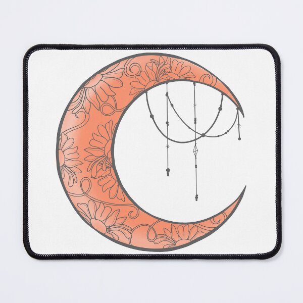 Item preview, Peach & Gray Crescent designed and sold by lezell.