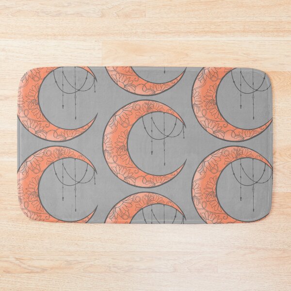Item preview, Peach & Gray Crescent designed and sold by lezell.