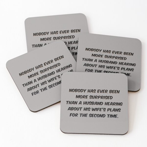 Item preview, nobody has ever been more surprised than a husband hearing about his wife's plans for the second time shirt  designed and sold by cizito.
