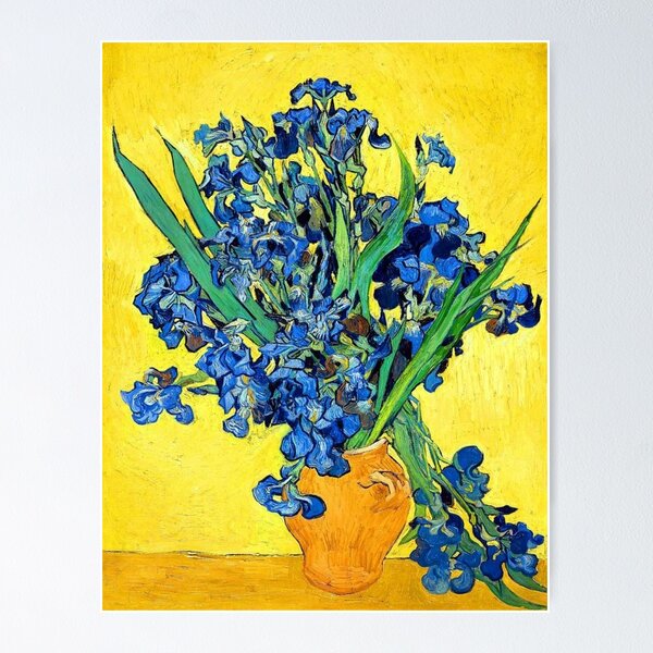 Item preview, Beautiful Iris Flowers Painting By Van Gogh  designed and sold by Link2Link.