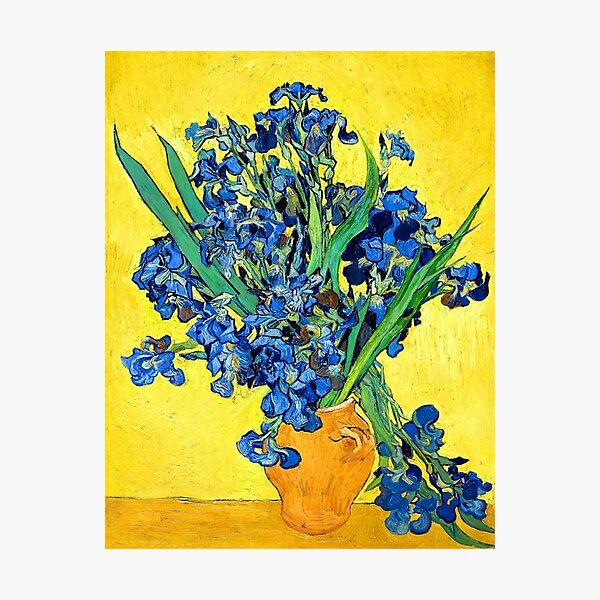 Item preview, Beautiful Iris Flowers Painting By Van Gogh  designed and sold by Link2Link.