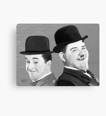 Laurel and Hardy Canvas Print