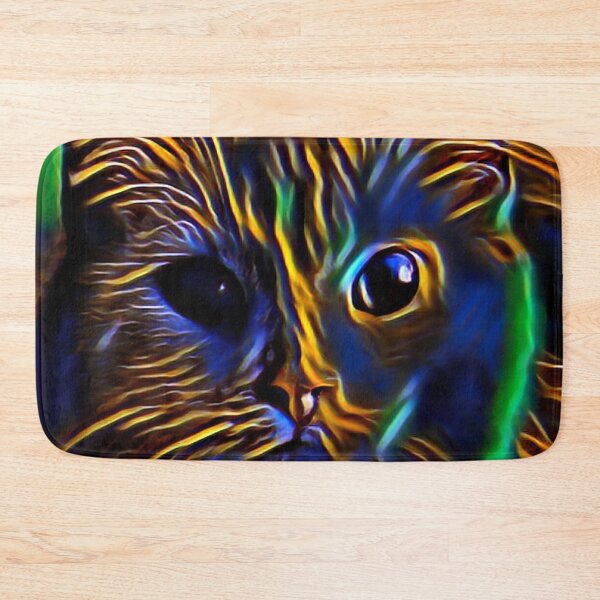 Item preview, Cat in glowing moonlight designed and sold by thalasson.