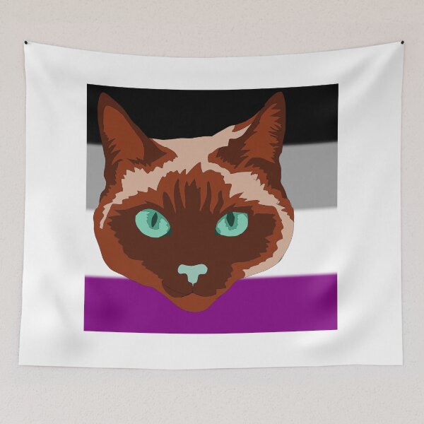 Item preview, Asexual red point  Siamese cat  designed and sold by LeahcarsArt.