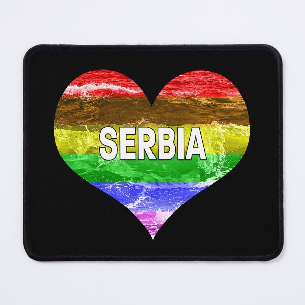 Item preview, Serbia Gay Pride Heart designed and sold by Magartes.