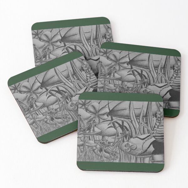 Item preview, Grasshoppers And Mushrooms designed and sold by Its-audrey-c.