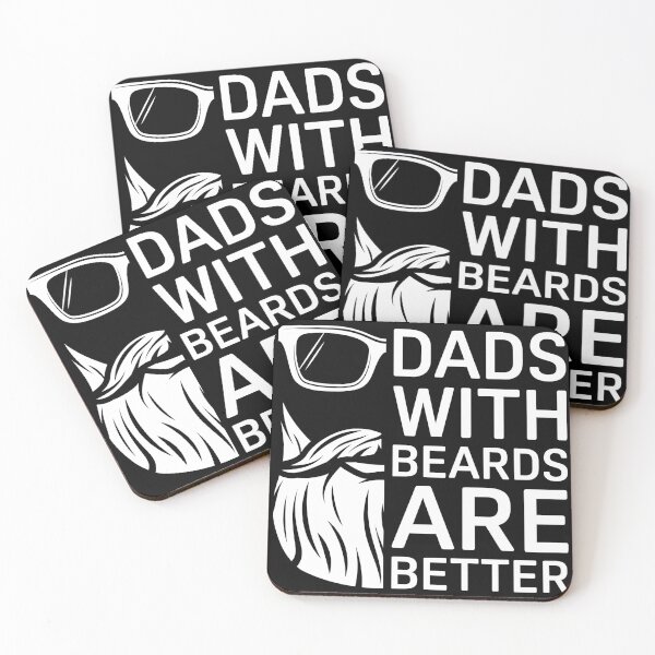 Item preview, Dads With Beards Are Better funny fathers day designed and sold by Nicedeco.