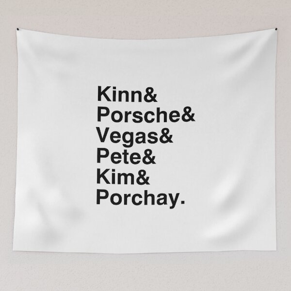 Item preview, kinnporsche thailand bl t-shirt black&white  designed and sold by euphoria vibes.