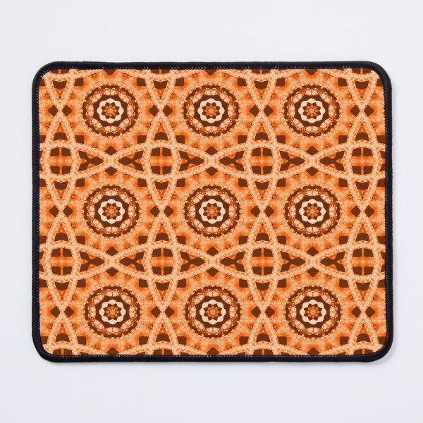 Item preview, Orange Geometric Abstract Floral Pattern designed and sold by KeksWorkroom.