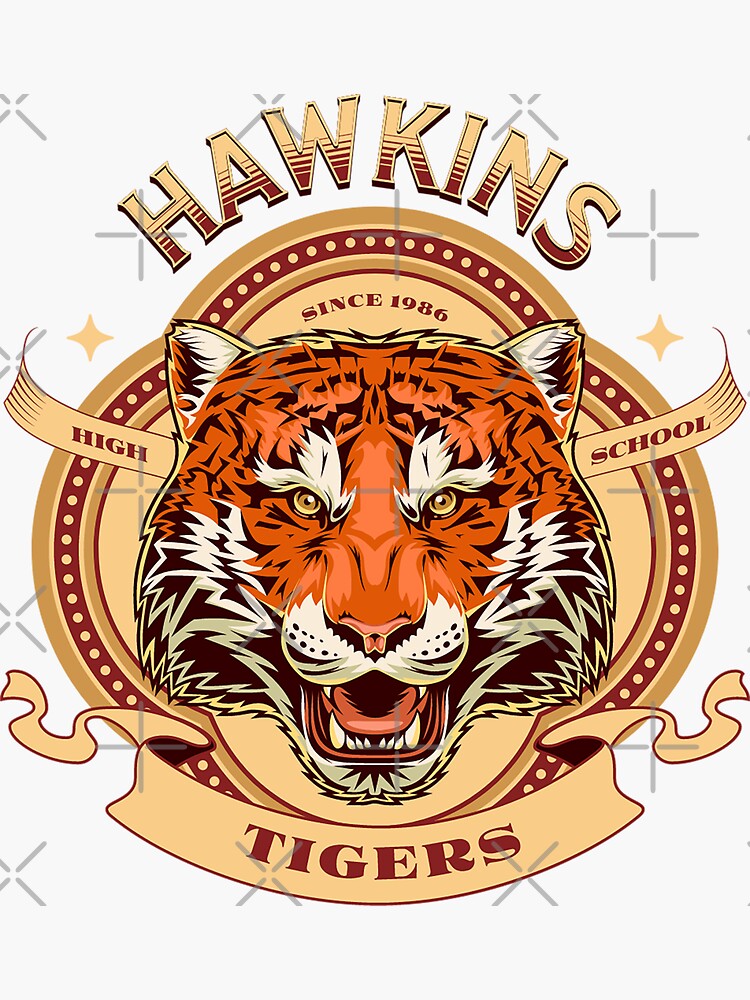 Hawkins High School Tigers 1986 Stranger Things T-Shirt