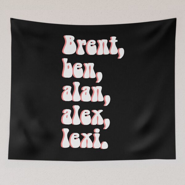 Item preview, People Classic Rivera Brent Ben Alan Alex Lexi Vintage Style Art designed and sold by AbbyMedleyRix.