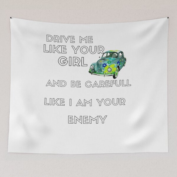 Item preview, Girl car green car cartoon  designed and sold by Golido.