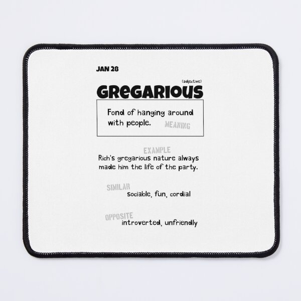 Item preview, January 28 Gregarious designed and sold by Square Root of Squid.