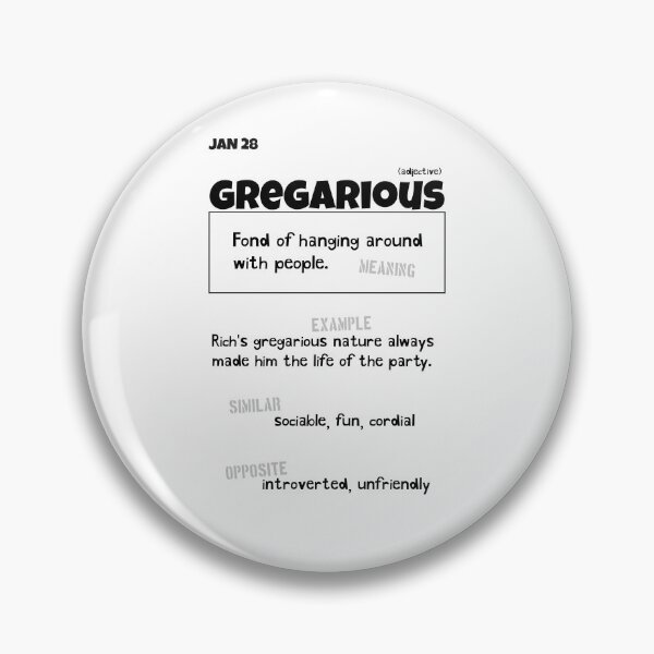 Item preview, January 28 Gregarious designed and sold by Square Root of Squid.