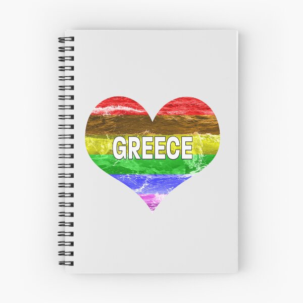 Item preview, Greece Gay Pride Heart designed and sold by Magartes.