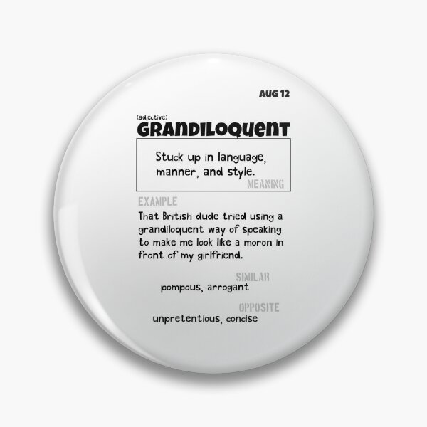 Item preview, August 12 Grandiloquent designed and sold by Square Root of Squid.