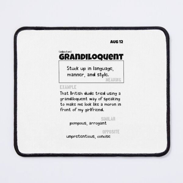 Item preview, August 12 Grandiloquent designed and sold by Square Root of Squid.