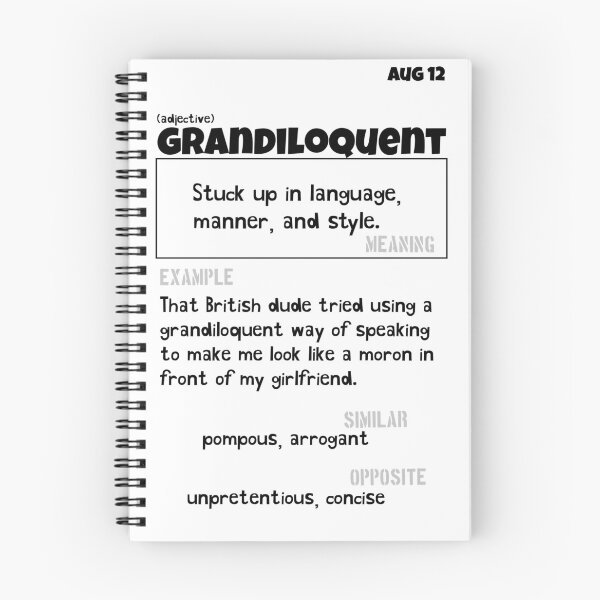 Item preview, August 12 Grandiloquent designed and sold by Square Root of Squid.