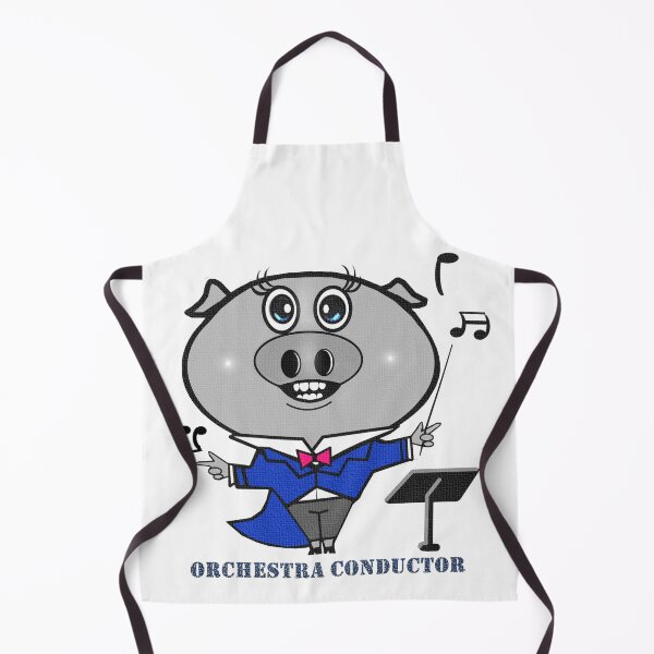 Item preview, Orchestra Conductor - cute pig designed and sold by Shirley cute art .