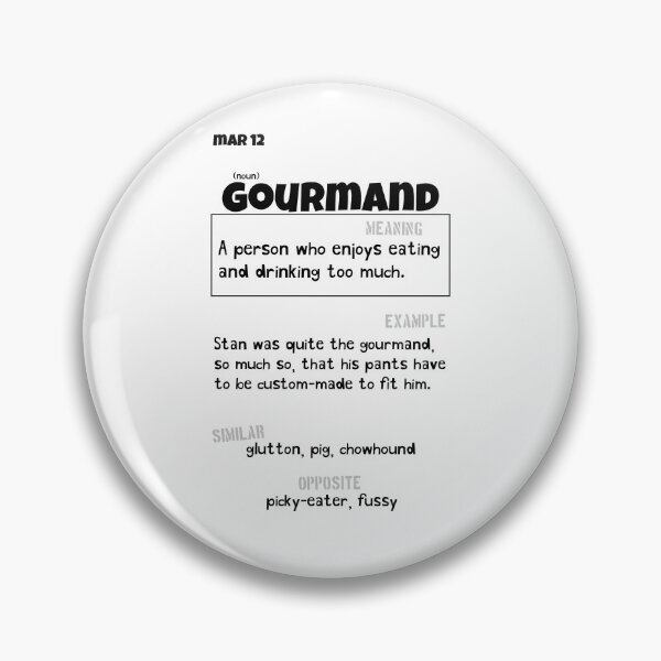 Item preview, March 12 Gourmand designed and sold by Square Root of Squid.