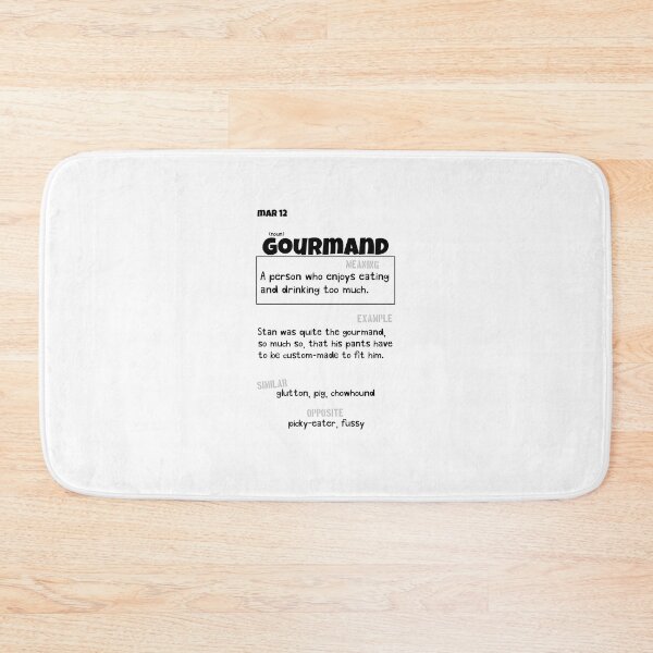 Item preview, March 12 Gourmand designed and sold by Square Root of Squid.