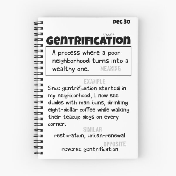 Item preview, December 30 Gentrification designed and sold by Square Root of Squid.