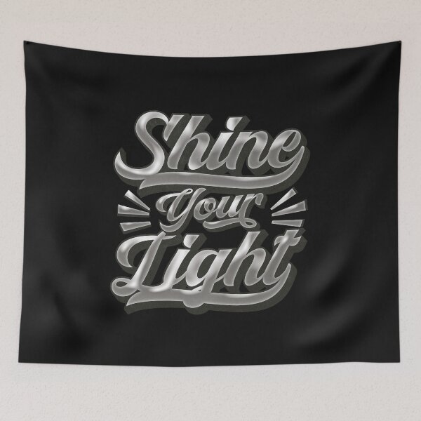 Item preview, Shine your light - inspirational Quote designed and sold by VichallanStudio.