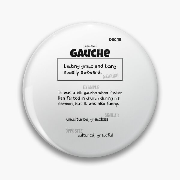 Item preview, December 18 Gauche designed and sold by Square Root of Squid.