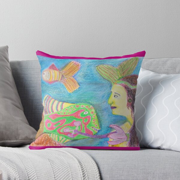 Item preview, Underwater scene with mermaid designed and sold by thalasson.
