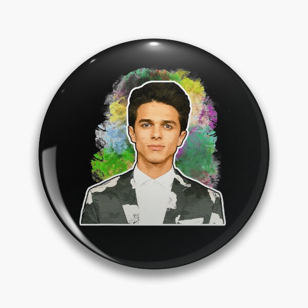 Item preview, The Great Retro Halloween Brent Rivera Portrait Artwork Cute Photographic designed and sold by AbbyMedleyRix.