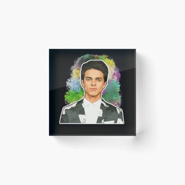 Item preview, The Great Retro Halloween Brent Rivera Portrait Artwork Cute Photographic designed and sold by AbbyMedleyRix.