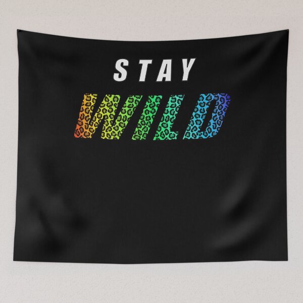 Item preview, The Great Retro Stay Wild Exclusive Ben Azelart Photographic designed and sold by AbbyMedleyRix.