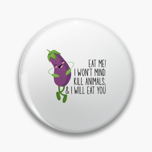Item preview, Animals Are Not Ingredients Eggplant designed and sold by NhamDan.