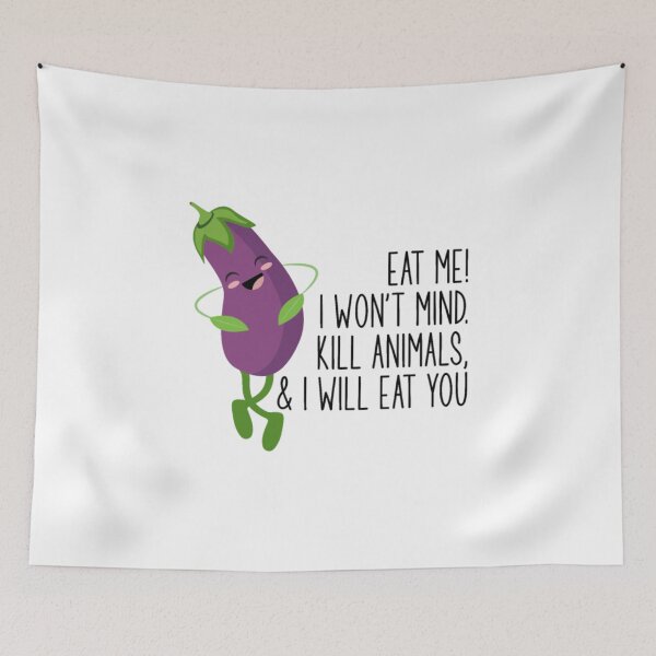 Item preview, Animals Are Not Ingredients Eggplant designed and sold by NhamDan.