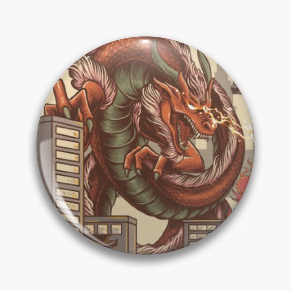 Item preview, Dragon Japanese Monster Gift For Fans designed and sold by JairoWolf.