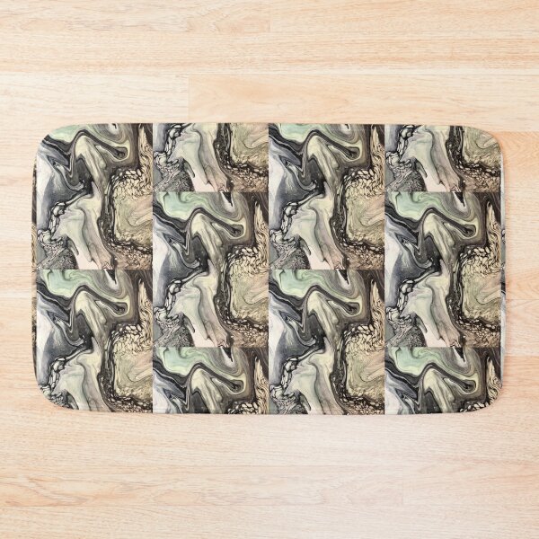 Item preview, Pale green, gray maze designed and sold by Jennifer Leavey Designs.