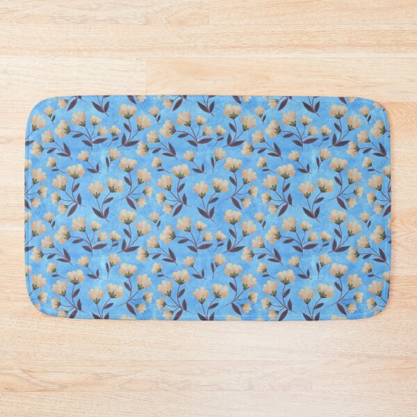 Item preview, Magnolia Blue Fresco Seamless Pattern designed and sold by Cedarrue.